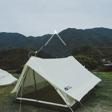 Exquisite Camping Outdoor Family Light Luxury Large Space Cotton