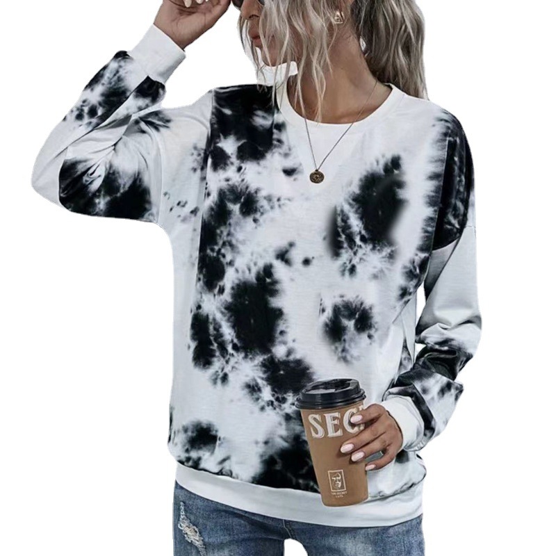 Women's Blouse Casual Gradient Color