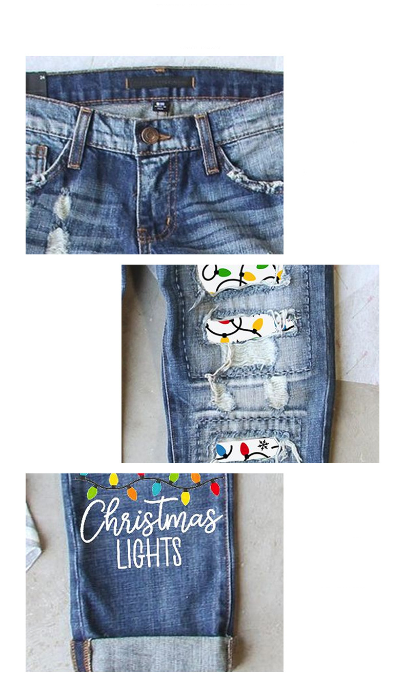 Fashionable Torn Button Pleated Pants For Women