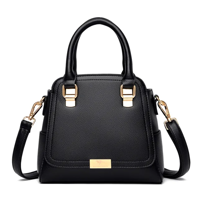 Japanese And Korean Fashion One shoulder Handbag Black - Shop at LoveMi