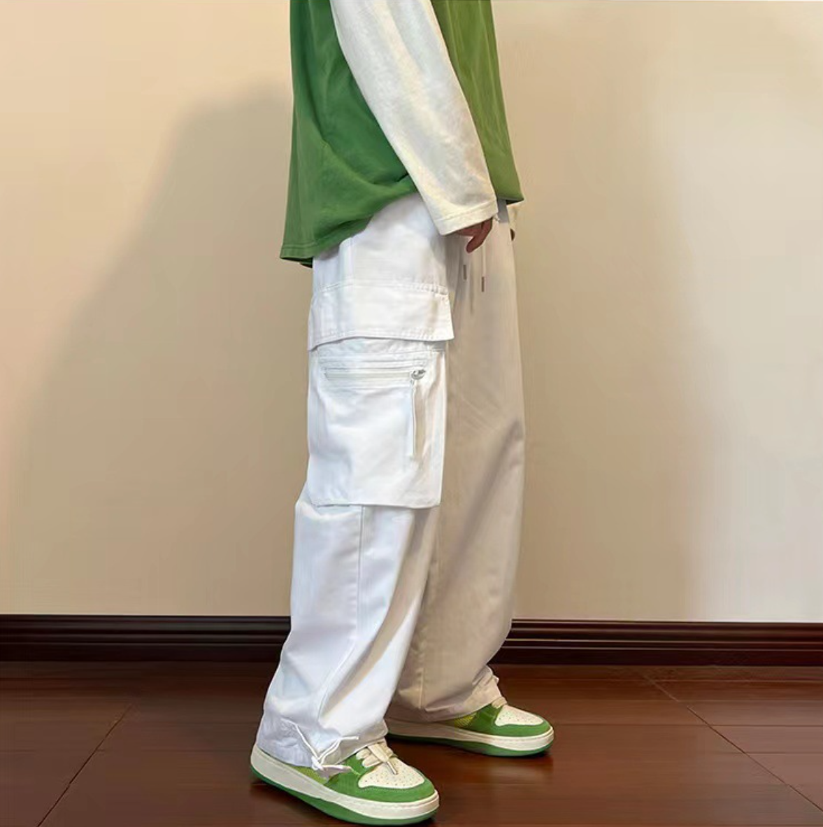 Title 6, Mens Overalls Summer Hip Hop Casual Pants Loos...