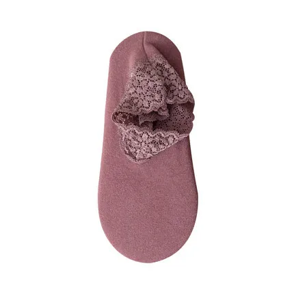 Warm Silicone Non slip Mid calf Socks Dirty Pink - Shop at LoveMi