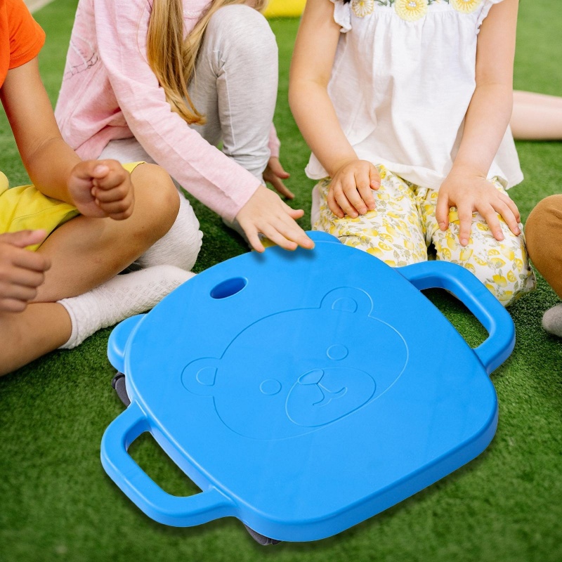 Scooter Board Toy With Handles Kids Interactive Toy Play Scooter For Children