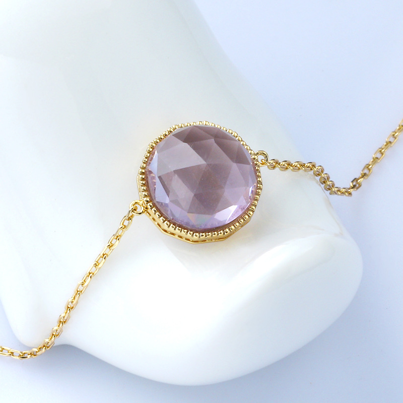 Natural Amethyst Bracelet Simple And Fashionable