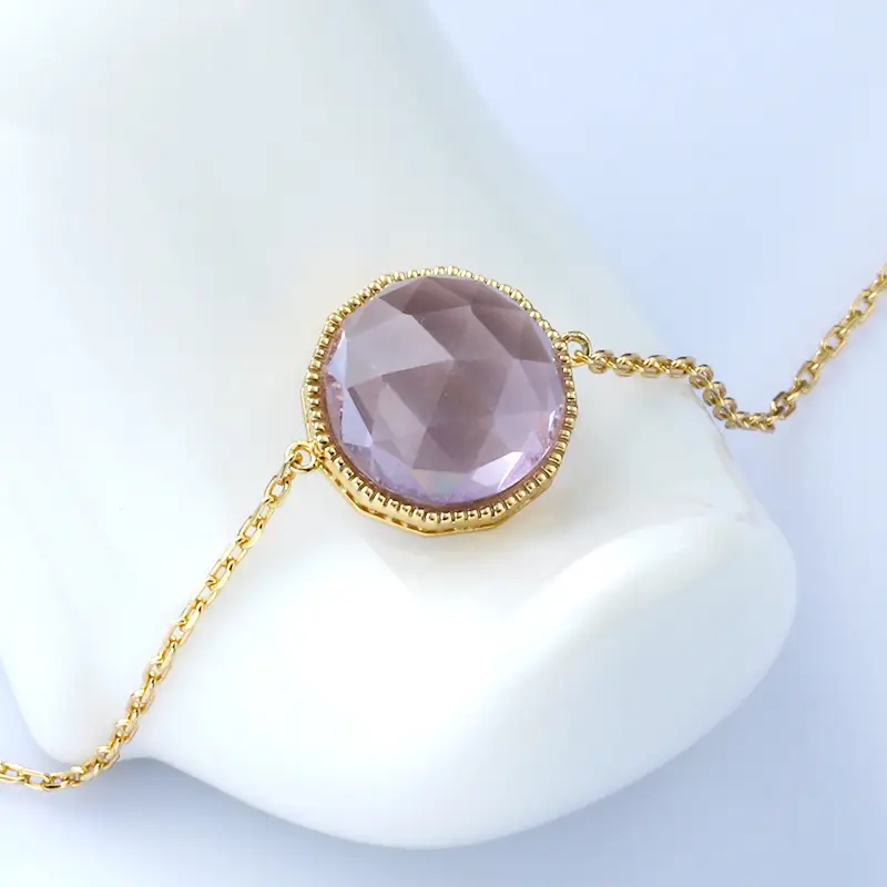 Natural Amethyst Bracelet Simple And Fashionable