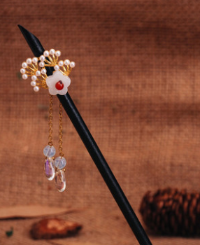 Hair pin with antique fringe Star07 - Shop at LoveMi