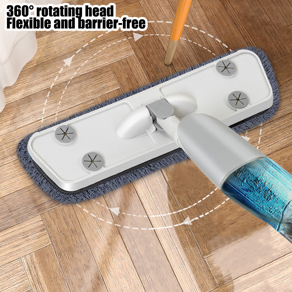 Spray Mop For Floor Cleaning 5 Reusable Microfibre Pad 550ml Water Bottle Tank — foto 13