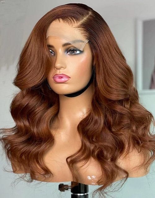 Real Human Straight Hair Wig Head Cover — foto 6