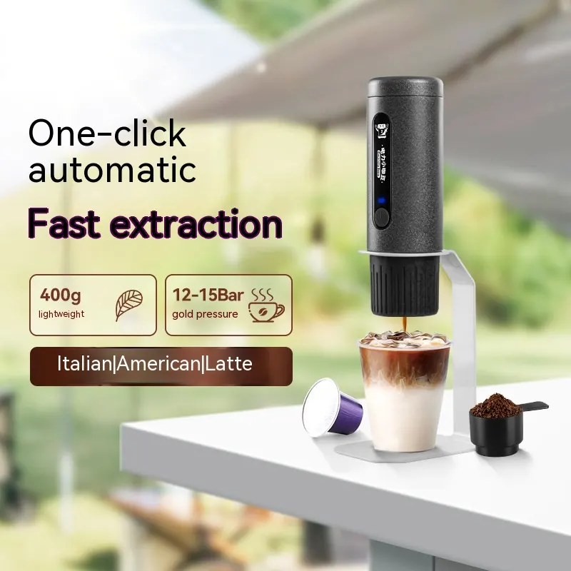 Coffee Machine Travel Portable Outdoor Small Concentrated Mini Capsule