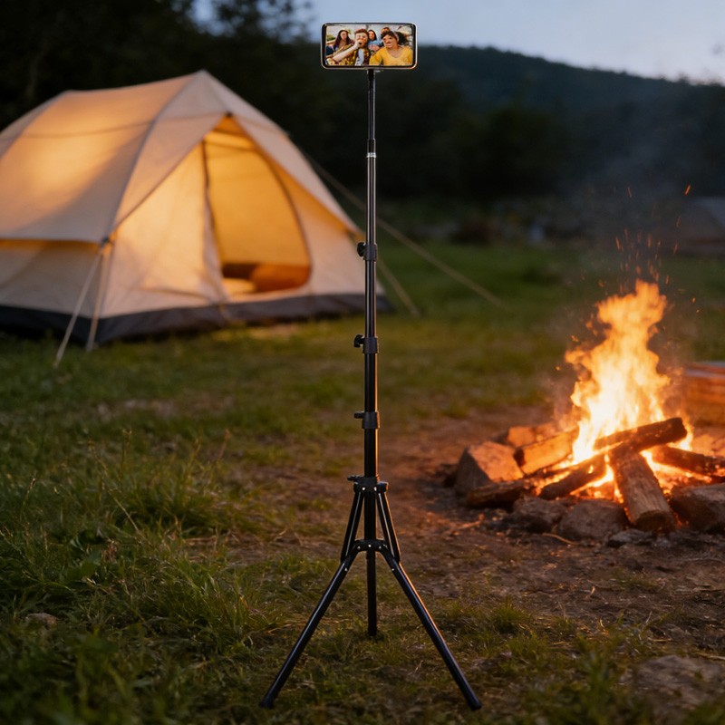 160CM Tall Flexible Phone Tripod With Lightweight Stand — image 3