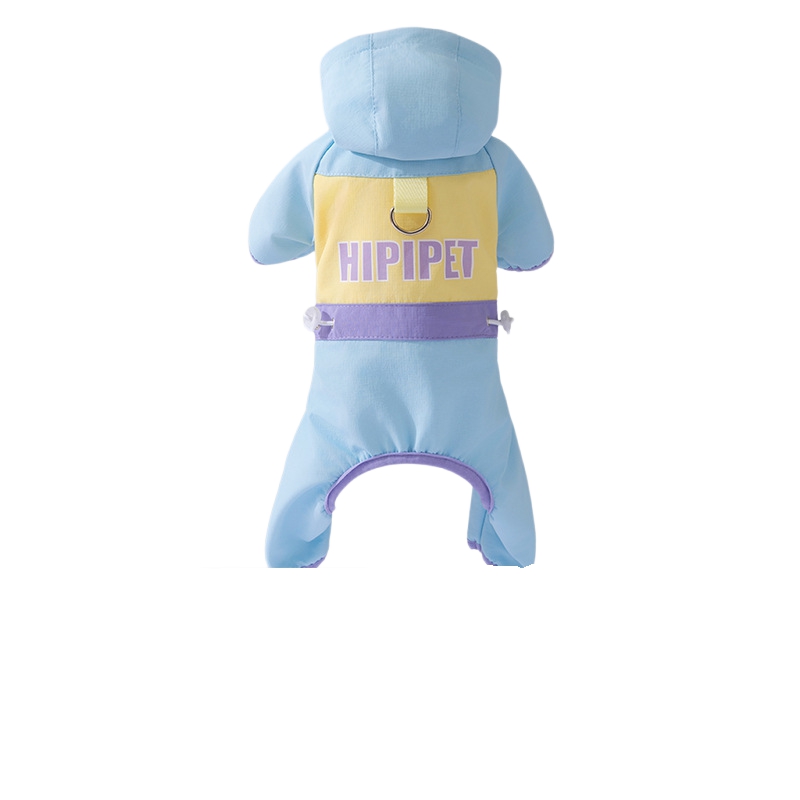 Winter Three in one Anti collision Color Fleece Jacket For Small And Medium sized Dogs, Bichon Frise Windproof High end Four legged Pet Clothing ... Blue - Shop at LoveMi