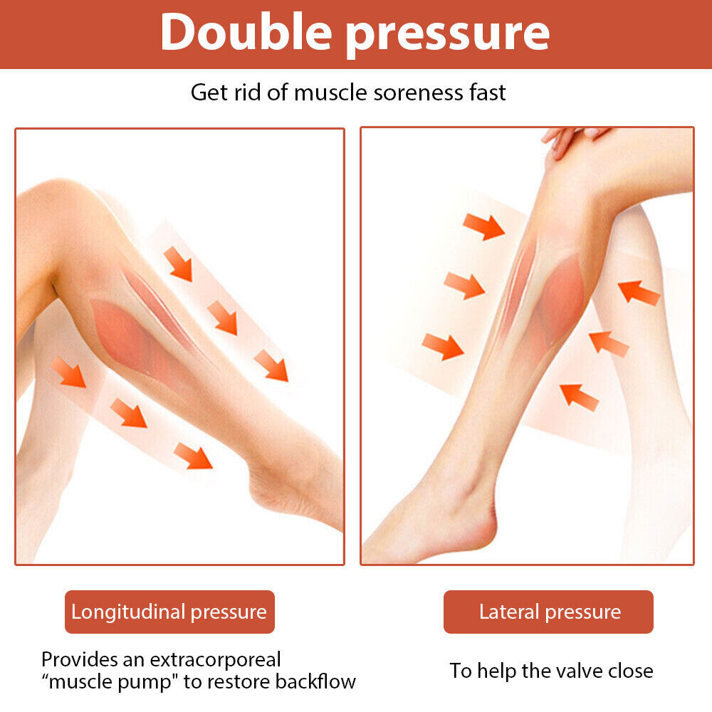 Leg Massager Heated Air Compression Foot Massage Calf Circulation Muscles Relax