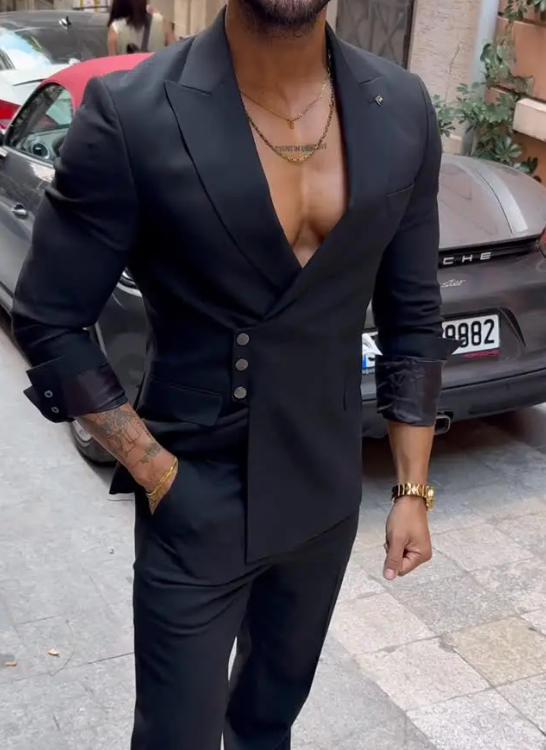 Men's Fashion Single-Breasted Casual Jacket