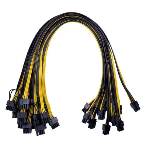 6pin to Dual 8pin Graphics Card Power Supply Line