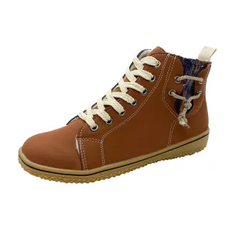 Ankle Boots For Women Lightweight Comfortable Soft Sole Zip Shoes - Coffee
