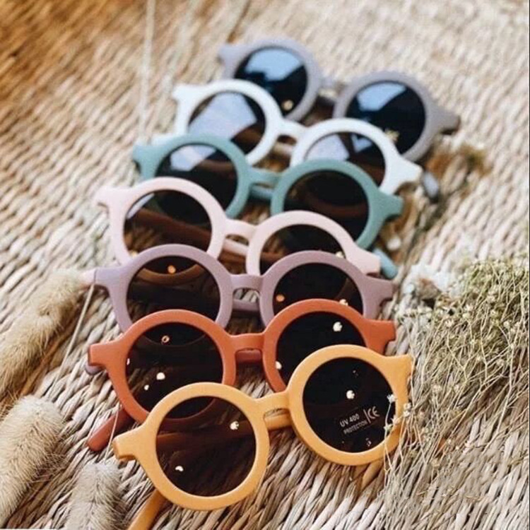 Children's Round Frame Sunglasses Are Light Cute And Cool - Image 16