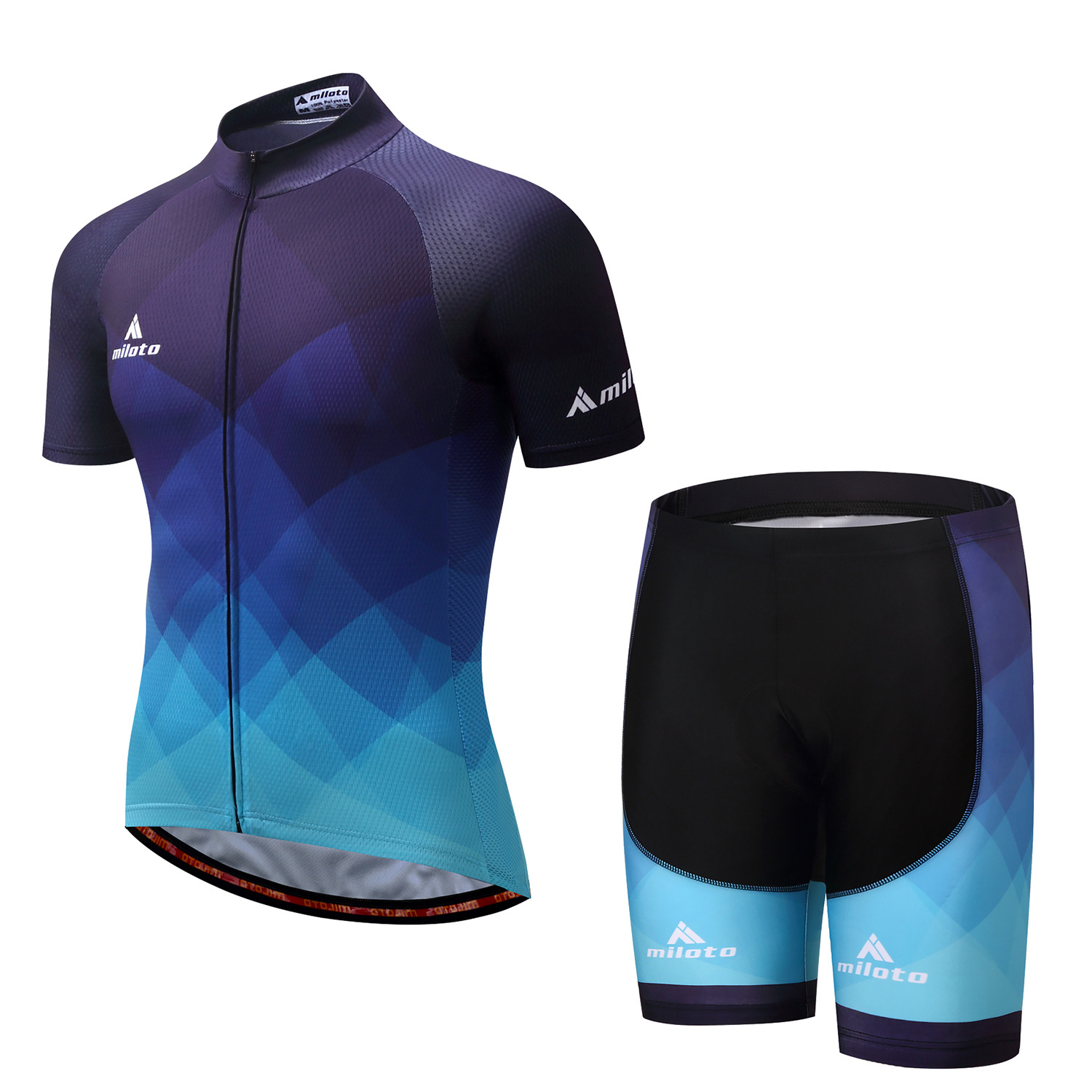 Title 9, MILOTO Short-sleeve Cycling Clothes Top Shorts