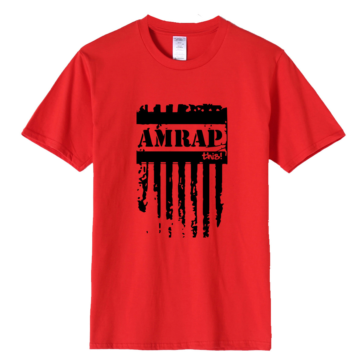 Title 9, AMRAP Street Letter Hip-Hop Herren Sport Crew N...