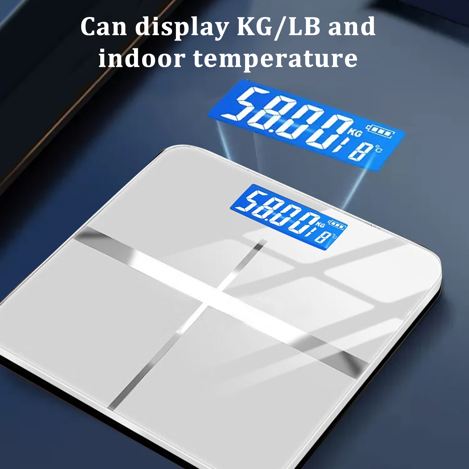 396-pound Weight Scale, Electronic Scale, High-precision Weight Scale,With LCD High-definition Display And Temperature Display Switchable KG,LB Units Durable And Safe, Suitable For Various Sc