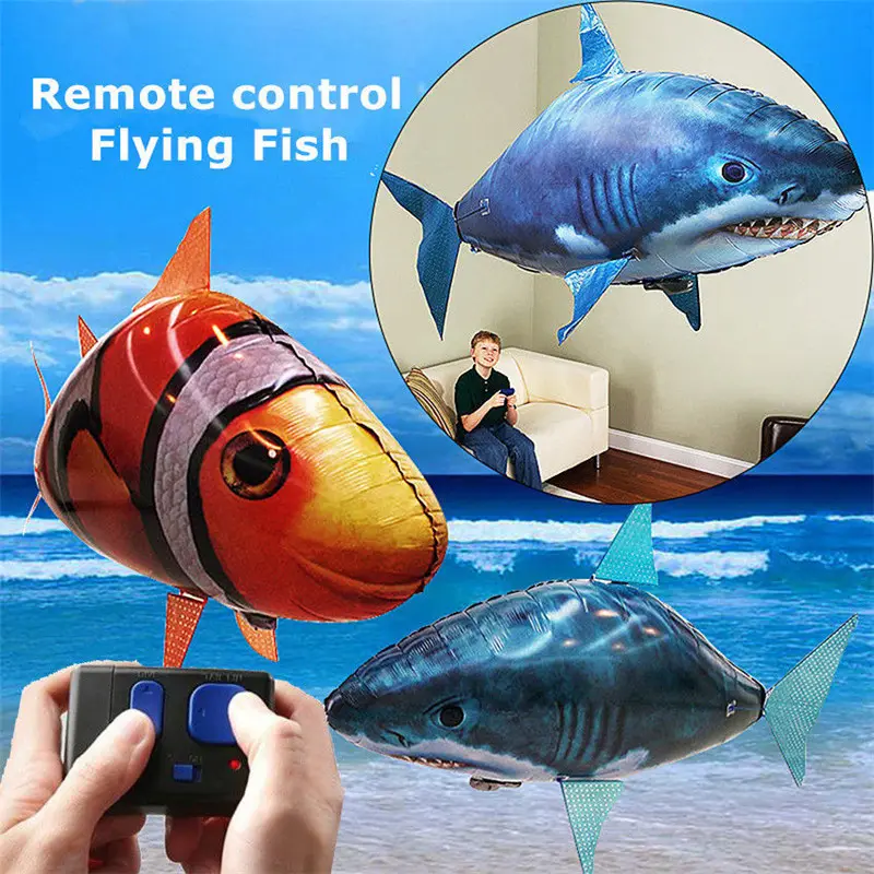 Remote Control Shark Toys Air Swimming Fish Infrared RC
