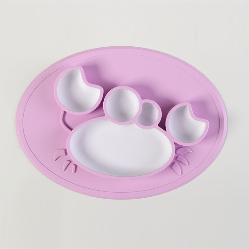 Title 3, Silicone dinner plate crab anti-slip tableware