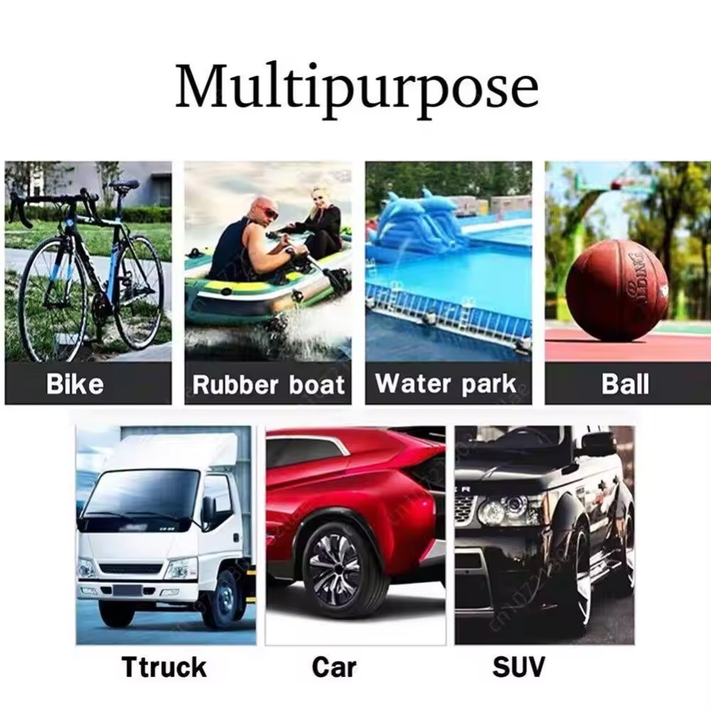 Heavy Duty 12V Electric Car Tyre Inflator Portable Air Compressor Pump