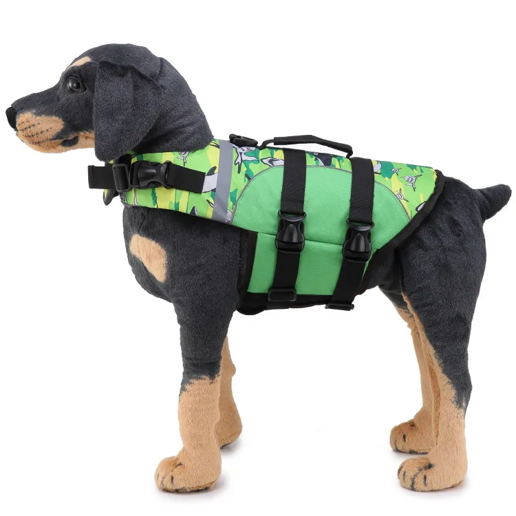 Dog Supplies Pet Swimsuit Life Jacket Pet - Green