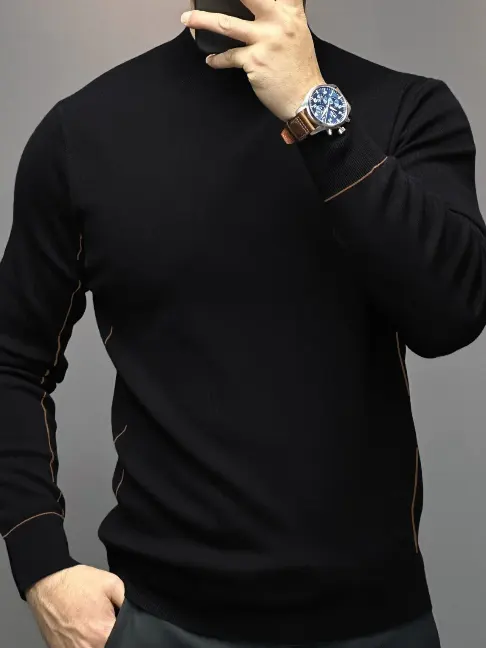 GentleKnit Contrast Sweater