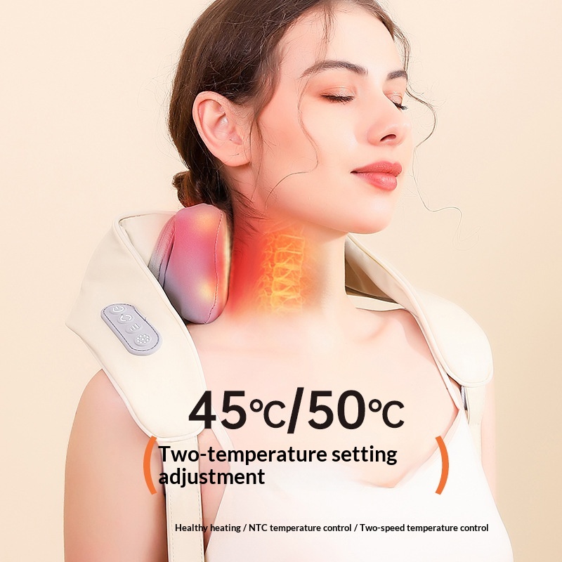 New Oblique Square Machine Massage Machine Shoulder And Neck Massage Machine Cervical Hot Compress Home Cervical Massage Massage Machine In Stock Wholesale