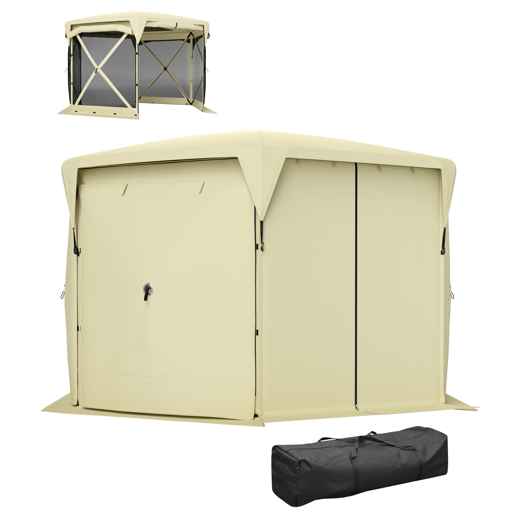 11 X 11ft Up Tent With Removable Roof Cover