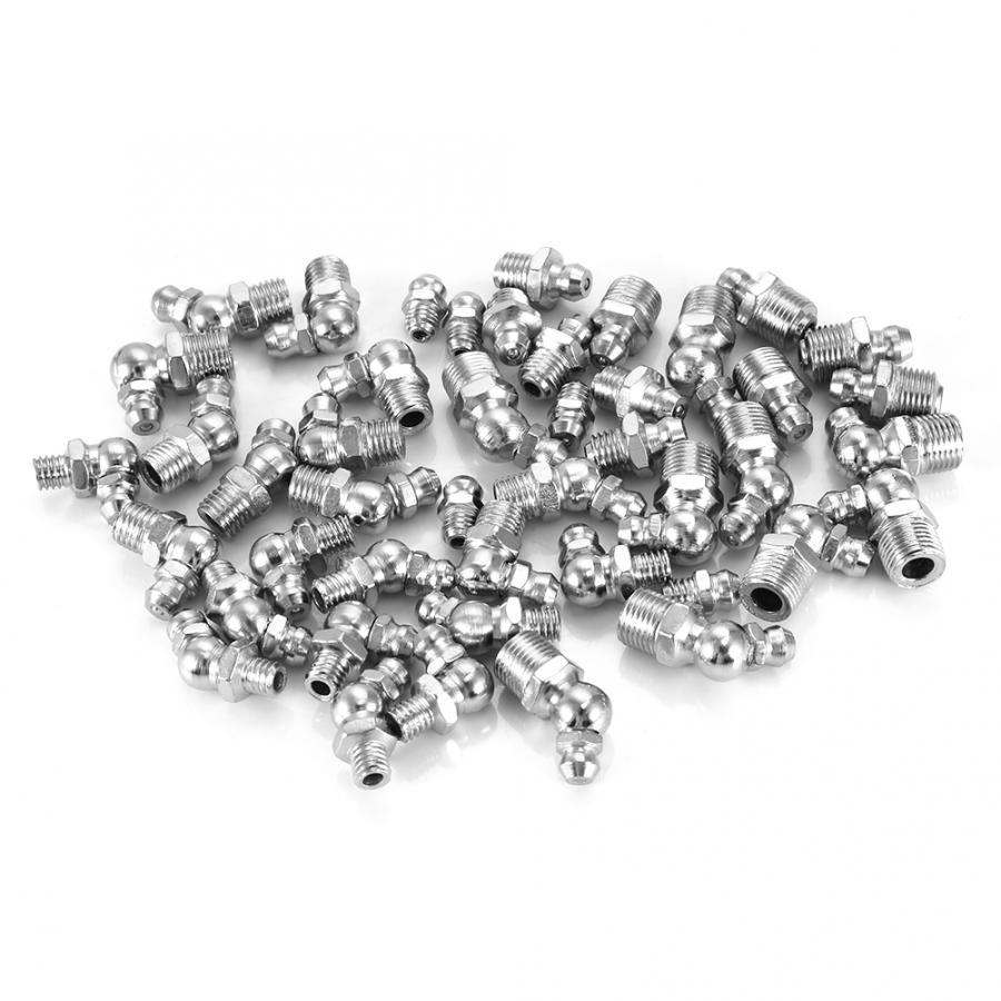 Универсальный смазочный ниппель с прямым изгибом в штучной упаковке