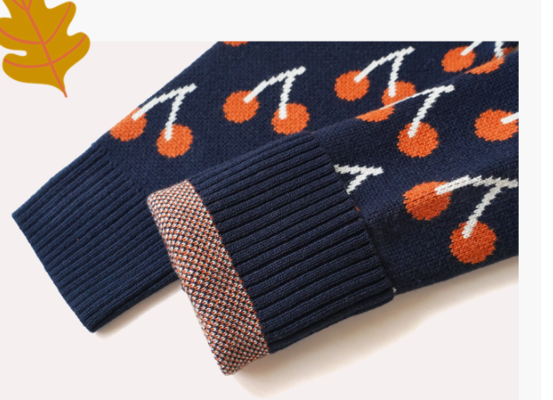 New Girl Knit Skirt Long Woolen Skirt Lapel Long-sleeved Sweater