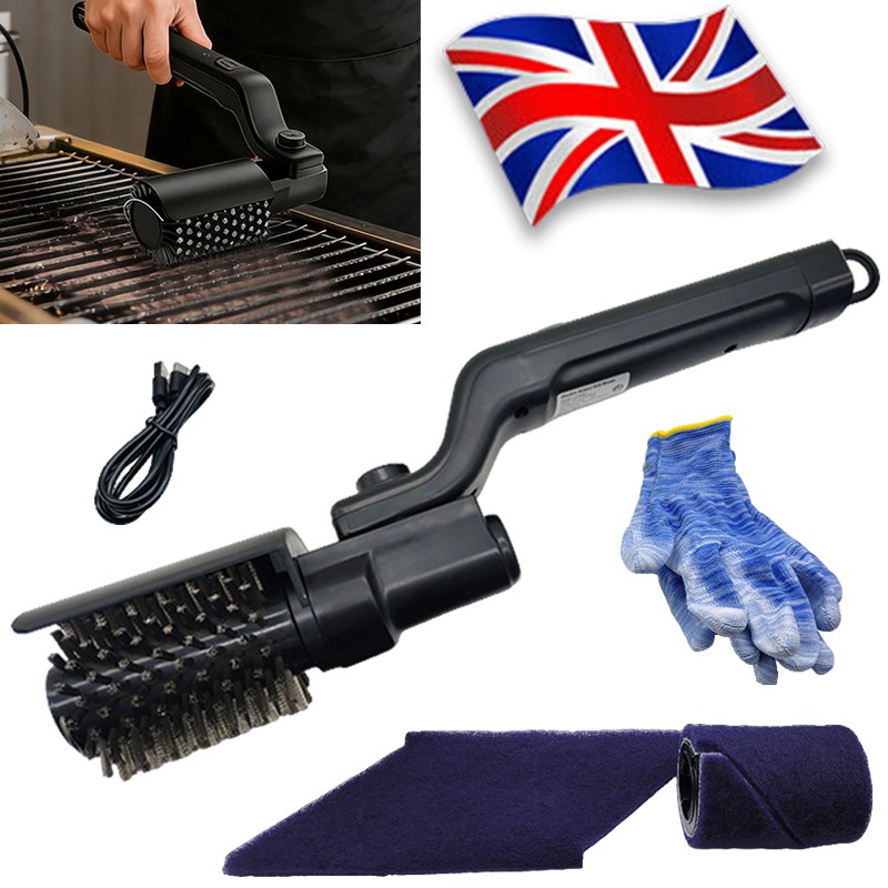 Electric Grill Cleaning Brush Rotary BBQ Cleaner Tool 3-Speed 2600mAh Cordless — image 10