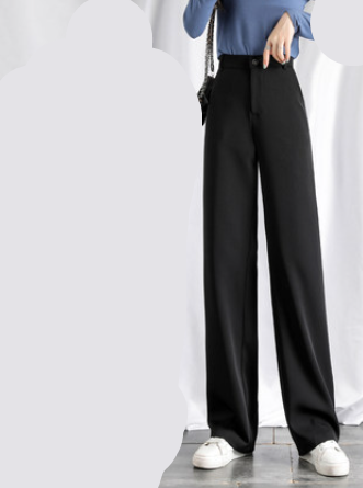 Title 3, Dames Wide Leg Broek Lente Herfst Hoge Taille L...