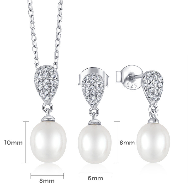 Title 2, Ensemble de bijoux en perles simples pour femmes