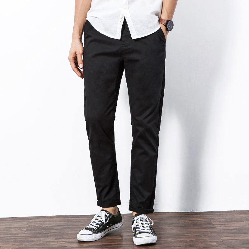 Title 3, Heren Casual Broek Recht Keramiek Geborsteld St...