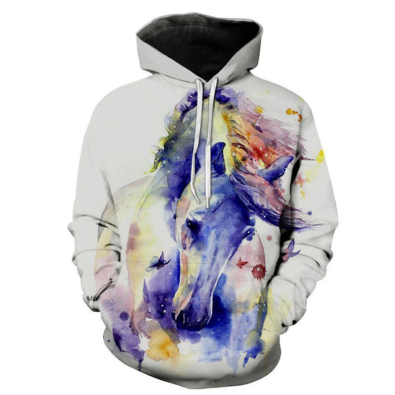 Title 3, Horse 3D printed Hoodie