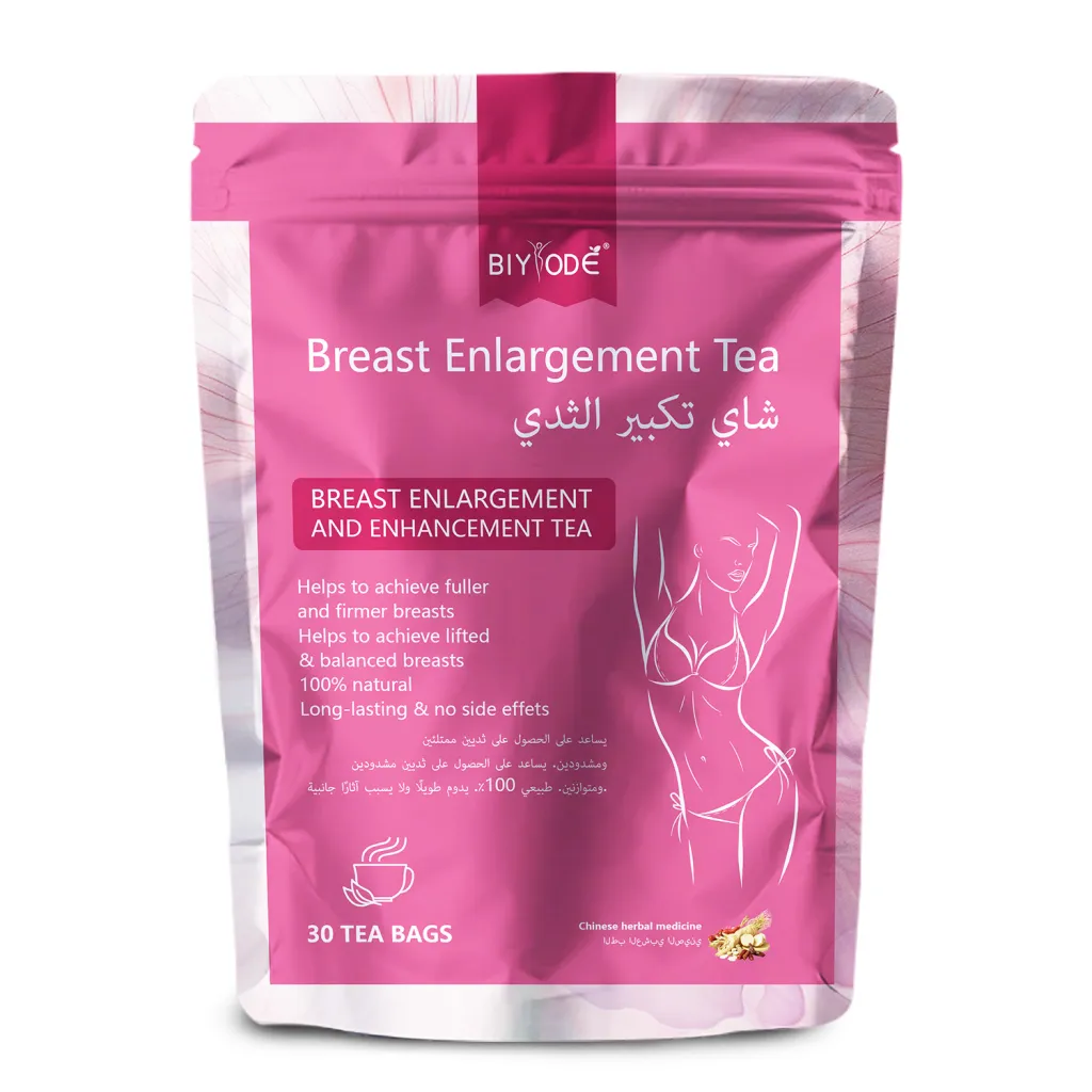 Private Label Breast Enhancement Tea Bags Herbal Supplements Custom Formula & Packaging Services - Tea