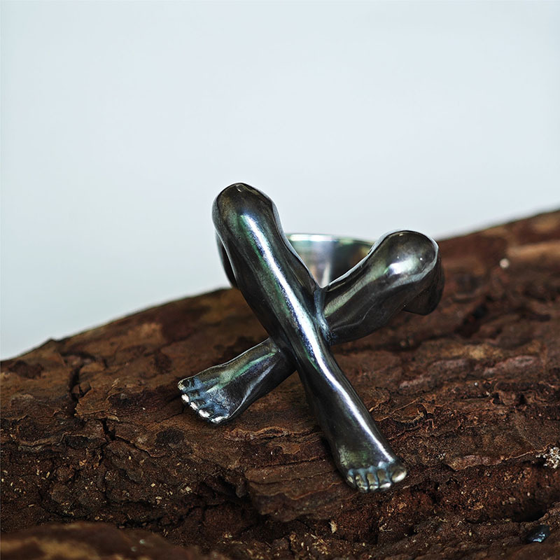 New Arrival Unique Joint Adjustable Ring, Vintage Distressed Design, Niche Personality Men's Finger Ring