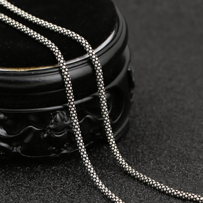 Men's And Women's Vintage Thai Silver All-match Necklace