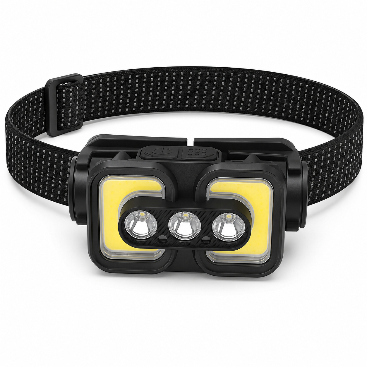 Rechargeable Type C Waterproof COB LED Headlamp K361 Black 300LM For Camping Hiking Work Headlight