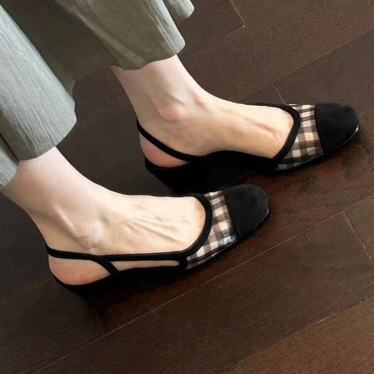 Suede Slingback Flats
