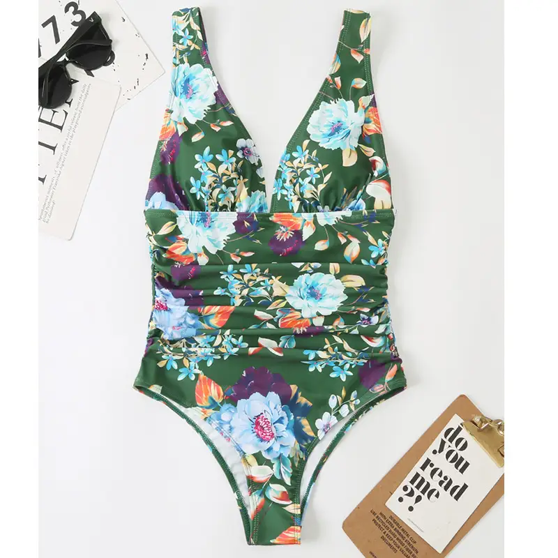 Women's Floral Tight Swimsuit