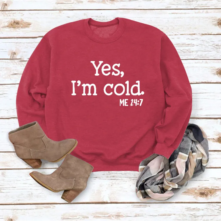 Letter Round Neck Pullover Long Sleeve Sweatshirt - Styles13-2Xl
