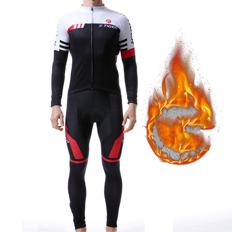 Strap Cycling Jersey Keeps Warm In Winter