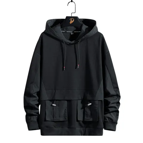 Hooded Hoodies Are Looser for Men in Spring