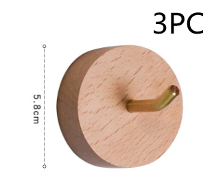 3PC Beech round