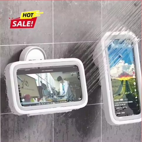 Fixed Universal Waterproof And Anti Fog Mobile Phone Case For Bathroom Shower Phone Holder Waterproof Can Touched Shower Phone
