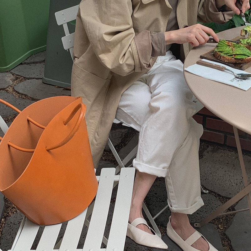 Spring New Fashion Small Man Gentle And Age-reducing Large Pocket Medium And Long Windbreaker Coat