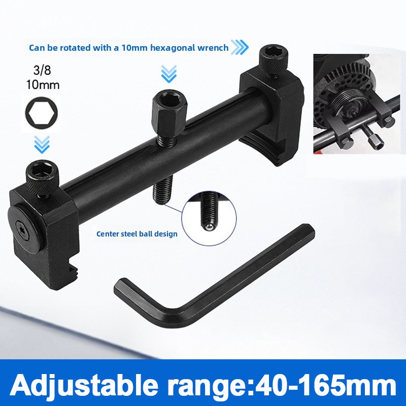 Universal Puller For Ribbed Drive Pulleys Crankshaft Remover Garage Engine Tools — image 3